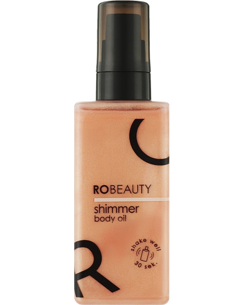 Олія-шимер для тіла з ароматом дині Ro Beauty Shimmer Body Oil Rose 100 мл.