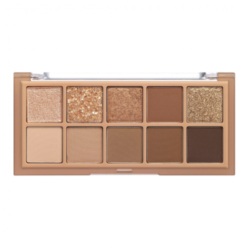 Палетка тіней у коричневих і нюдових відтінках Rom&nd Better Than Palette #02 Mahogany Garden