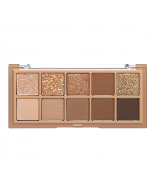 Палетка тіней у коричневих і нюдових відтінках Rom&nd Better Than Palette #02 Mahogany Garden