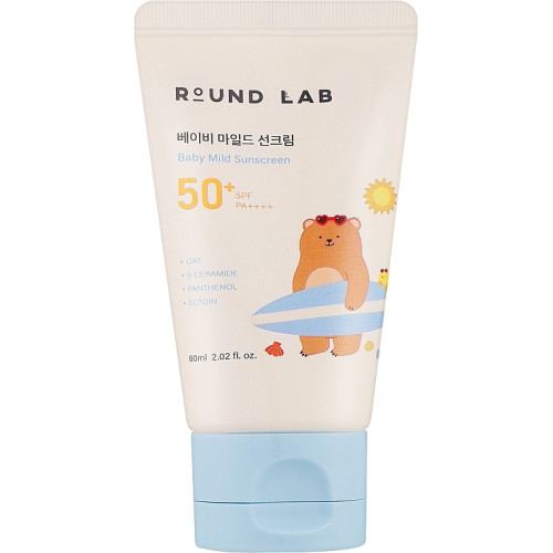 Дитячий сонцезахисний крем ROUND LAB Baby Mild Sunscreen, 60 ml