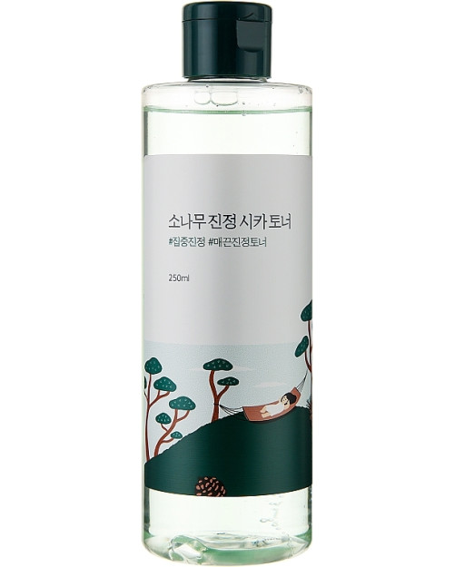 Заспокійливий тонер з екстрактом голок сосни ROUND LAB Pine Calming Cica Toner 250 ml