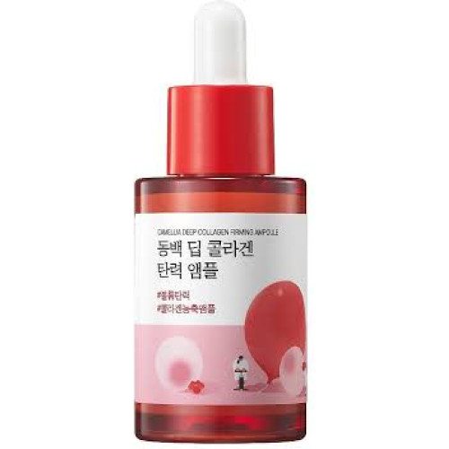 Концентрована сироватка з колагеном ROUND LAB Camellia Deep Collagen Firming Ampoule, 30 ml