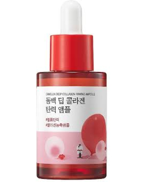 Концентрована сироватка з колагеном ROUND LAB Camellia Deep Collagen Firming Ampoule, 30 ml