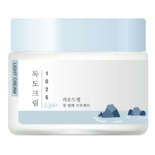Легкий зволожувальний крем з морською водою Round Lab 1025 Dokdo Light Cream 80 мл