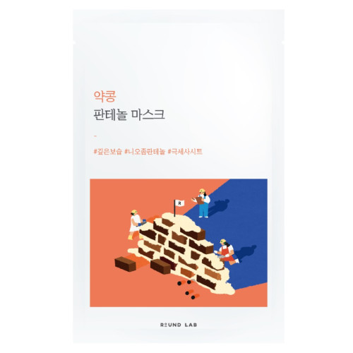 Тканинна маска з екстрактом соєвих бобів та пантенолом Round Lab Soybean Panthenol Mask Sheet 25 мл
