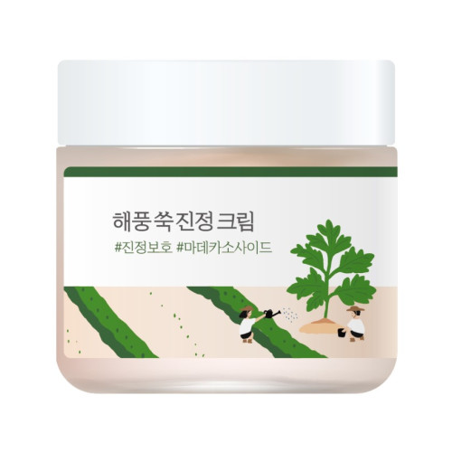 Заспокійливий крем з морським полином Round Lab Mugwort Calming Cream 80 мл