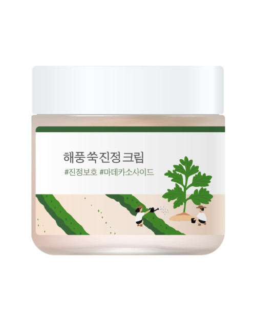 Заспокійливий крем з морським полином Round Lab Mugwort Calming Cream 80 мл