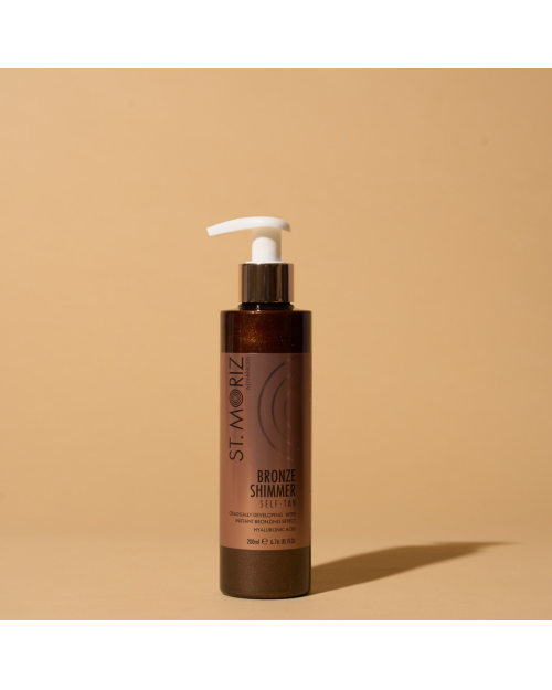 Засіб для бронзової засмаги з ефектом шимеру St Moriz Advanced Bronze Shimmer Tan, 200ml