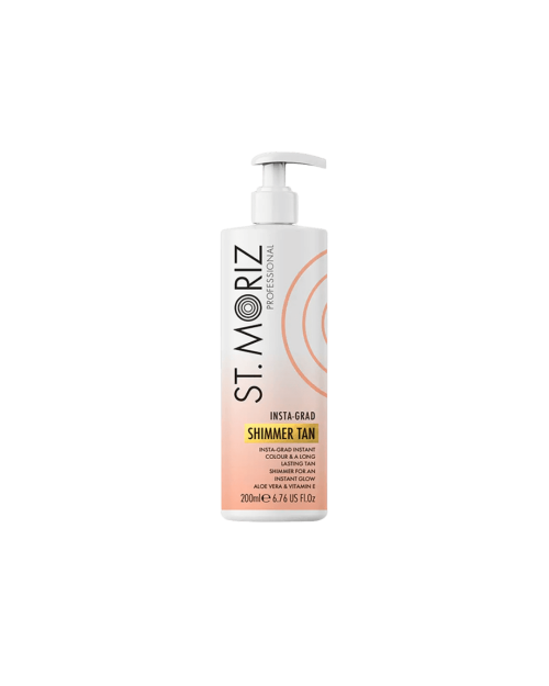 Засіб для легкої засмаги з ефектом шимеру St Moriz Professional Insta-Grad Shimmer Tan 200 мл