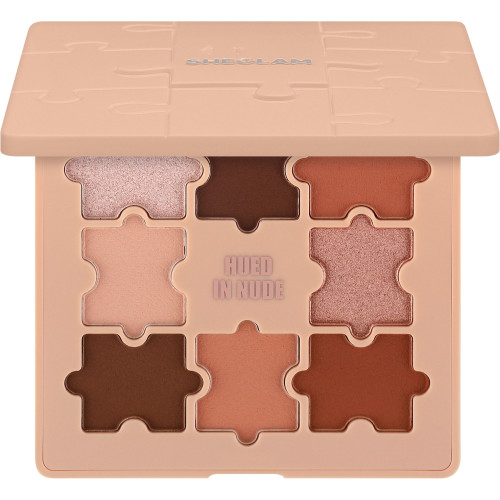 Палетка тіней для повік  Sheglam Jazy Jigsaw Eyeshadow Palette Hued In Nude 