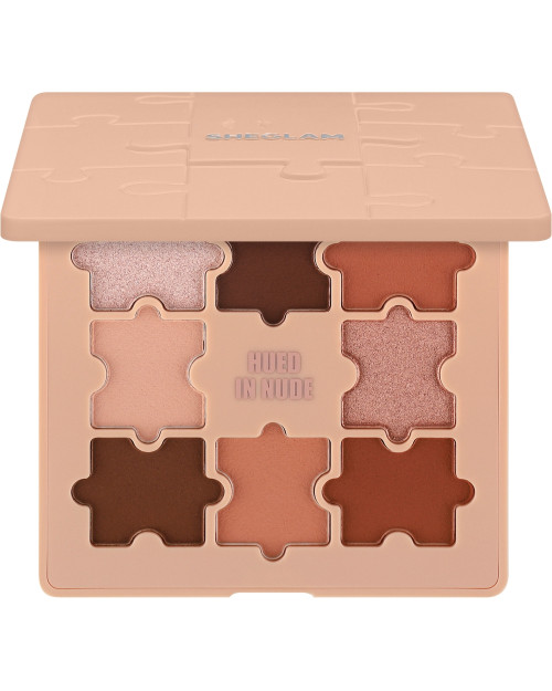 Палетка тіней для повік  Sheglam Jazy Jigsaw Eyeshadow Palette Hued In Nude 