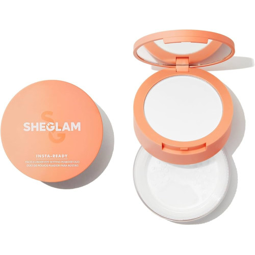 Пудра для обличчя та шкіри навколо очей 2 в 1 Sheglam Insta-Ready Face & Under Eye Setting Powder Duo 7+7 грам