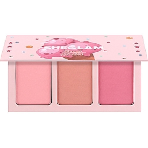 Палетка рум'ян Sheglam Sweet Cheeks Blush Trio 18 g