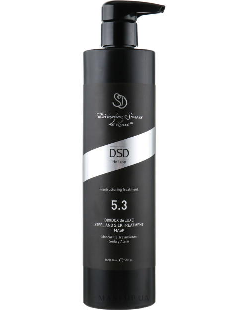 Simone DSD De Luxe Restructuring Treatment Відновлююча маска Divination Simone De Luxe Dixidox DeLuxe Steel and Silk Treatment Mask 500 мл