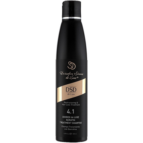 Simone DSD De Luxe Restructuring & Hair Loss Treatment Відновлюючий шампунь з кератином Діксідокс Де Люкс № 4.1 200 ml
