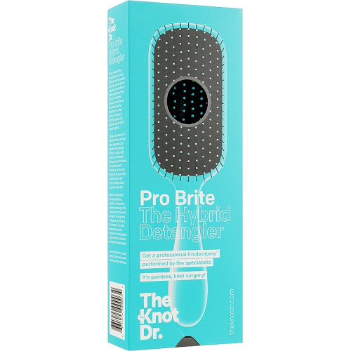 Щітка масажна для волосся, блакитна The Knot Dr. The Pro Brite Marine