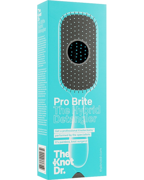 Щітка масажна для волосся, блакитна The Knot Dr. The Pro Brite Marine