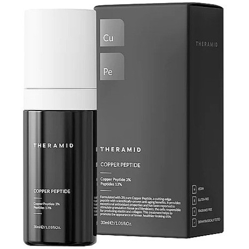 Антивікова сироватка з пептидами чистої міді Theramid Copper Peptide 30 мл