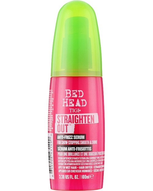 Сироватка для випрямлення волосся Tigi Bed Head Straighten Out Anti Frizz Serum 100 мл.
