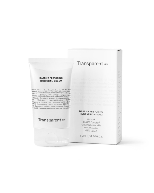Зволожувальний відновлювальний крем для обличчя Transparent Lab Barrier Restoring Hydrating Cream 50 ml