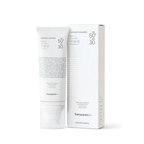 Легкий сонцезахисний крем Transparent Lab Lightweight Sunscreen SPF50+ 100ml
