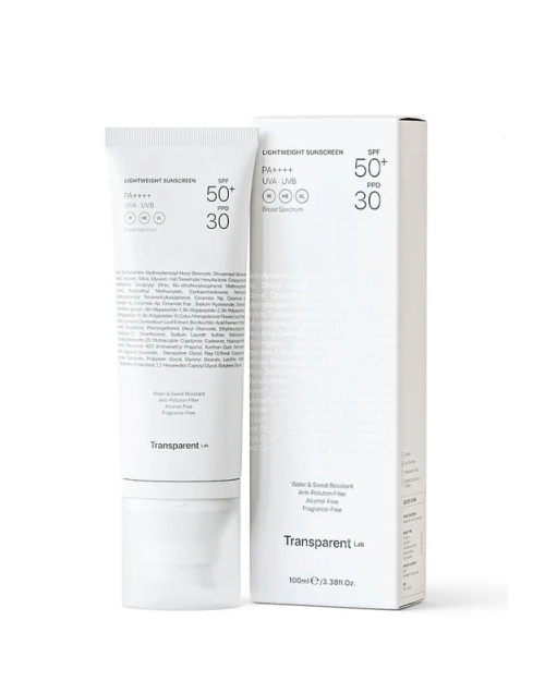 Легкий сонцезахисний крем Transparent Lab Lightweight Sunscreen SPF50+ 100ml