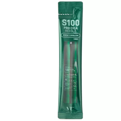 Бустер-сироватка з мікроголками для чутливої ​​шкіри (стік) VT COSMETICS 100 PRO CICA REEDLE SHOT 2 мл