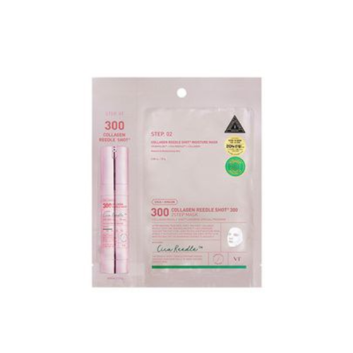 Колагенова двоетапна маска, VT COSMETICS COLLAGEN REEDLE SHOT 300 2STEP MASK 1,5г+25г