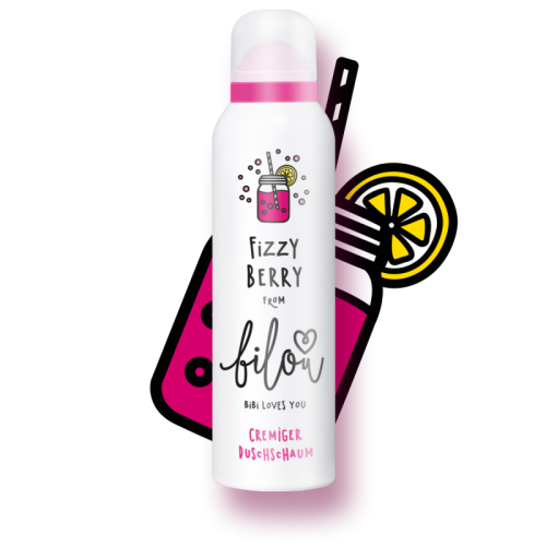 Пінка для душу «ігристі ягоди» Bilou Shower Foam Fizzy Berry 200 мл.
