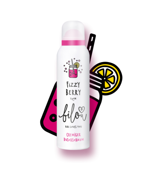 Пінка для душу «ігристі ягоди» Bilou Shower Foam Fizzy Berry 200 мл.