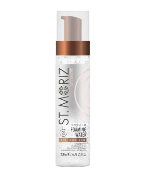 Автобронзат-мус St.Moriz Advanced Express Tan Foaming Water 200ml