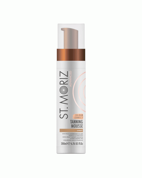 Автобронзат-мус для світлої шкіри St Moriz Advanced Colour Correcting Mousse Light 200 мл