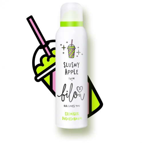 Пінка для душу "Хрумке зелене яблуко" Bilou Slushy Apple Shower Foam 200 мл