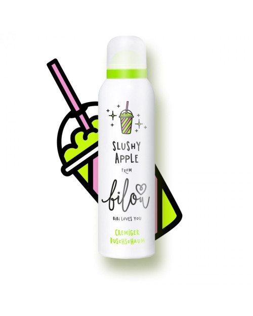 Пінка для душу "Хрумке зелене яблуко" Bilou Slushy Apple Shower Foam 200 мл