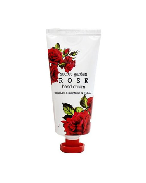 Крем для рук Jigott Secret Garden Rose Hand Cream с экстрактом розы, 100 мл