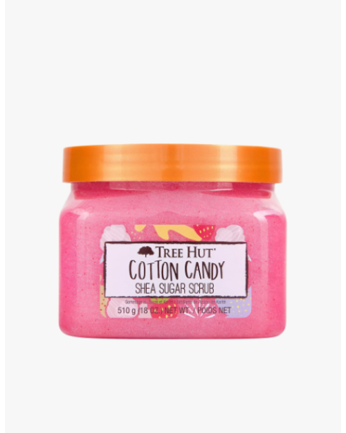 Цукровий скраб для тіла TREE HUT Cotton Candy Sugar Scrub із ароматом солодкої вати 510 г