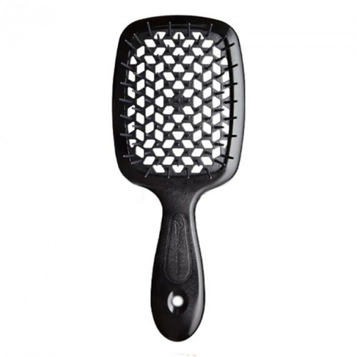 Щітка для волосся Janeke Small Superbrush With Soft Moulded Tips Чорна