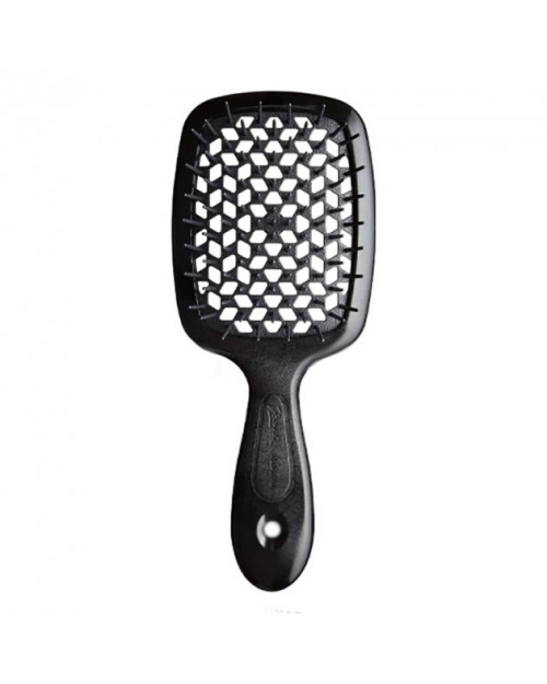 Щітка для волосся Janeke Small Superbrush With Soft Moulded Tips Чорна