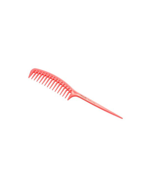 Гребінець з ручкою, помаранчевий Janeke Fashion Supercomb
