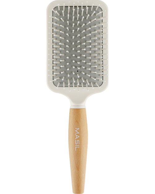 Антистатична щітка для волосся Masil Wooden Paddle Brush