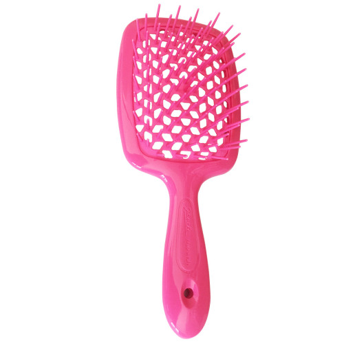 Щітка для волосся JANEKE SUPERBRUSH WITH SOFT MOULDED TIPS Розова