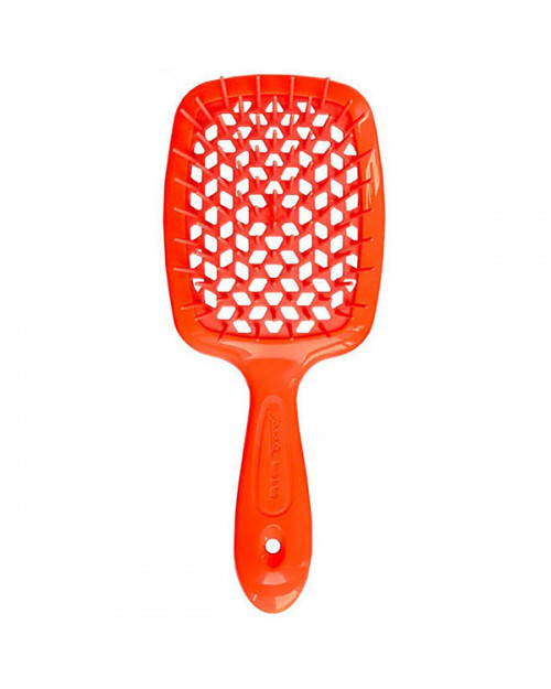 Щітка для волосся JANEKE SUPERBRUSH WITH SOFT MOULDED TIPS Коралова