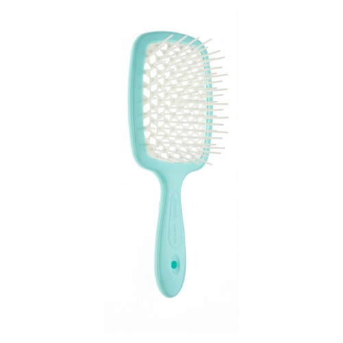 Щітка для волосся JANEKE SUPERBRUSH WITH SOFT MOULDED TIPS м'ятний з білим