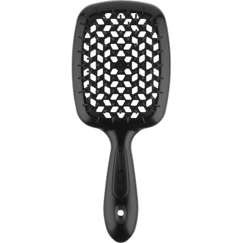 Щітка для волосся JANEKE SUPERBRUSH WITH SOFT MOULDED TIPS Чорна
