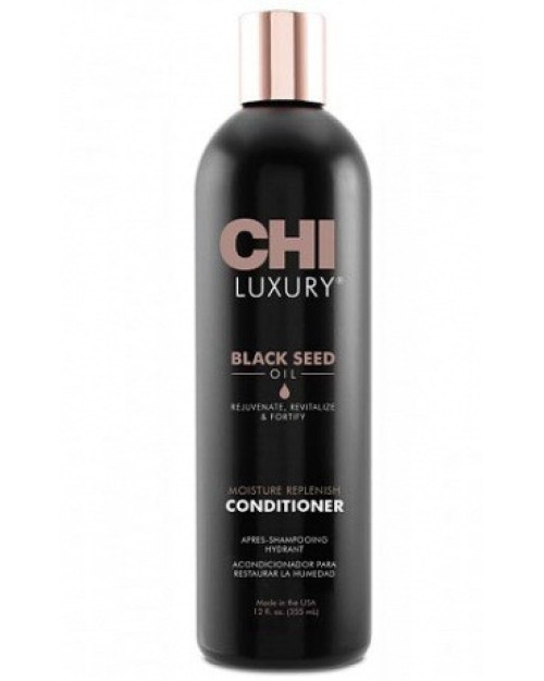 КОНДИЦІОНЕР ЗВОЛОЖУЮЧИЙ З МАСЛОМ ЧОРНОГО КМИНУ CHI LUXURY BLACK SEED OIL MOISTURE REPLENISH CONDITIONER 355 мл.
