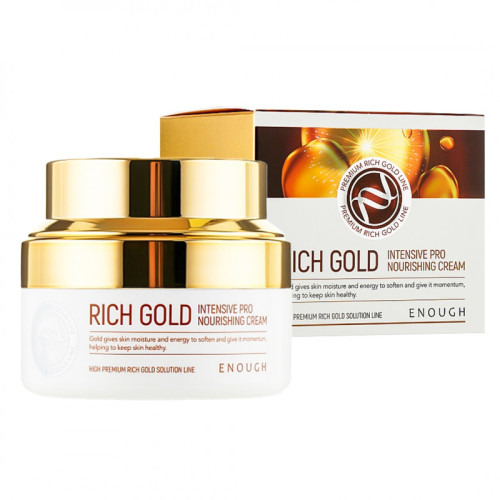 Поживний крем для обличчя з екстрактом золота Enough Rich Gold Intensive Pro Nourishing Cream 50 мл