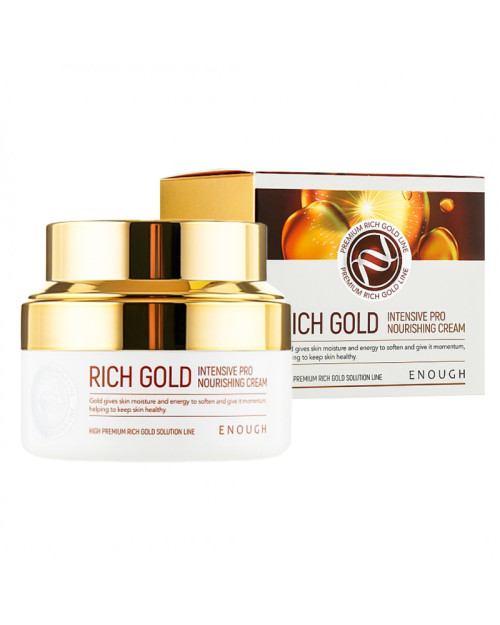 Поживний крем для обличчя з екстрактом золота Enough Rich Gold Intensive Pro Nourishing Cream 50 мл