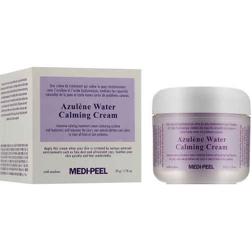 Крем для обличчя з азуленом Medi Peel Azulene Water Calming Cream 50 мл