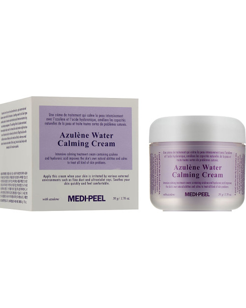 Крем для обличчя з азуленом Medi Peel Azulene Water Calming Cream 50 мл