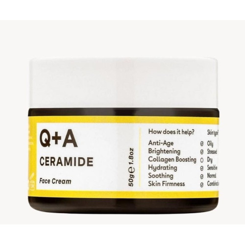 Захисний крем для обличчя з керамідами Q+A Ceramide Face Cream 50г